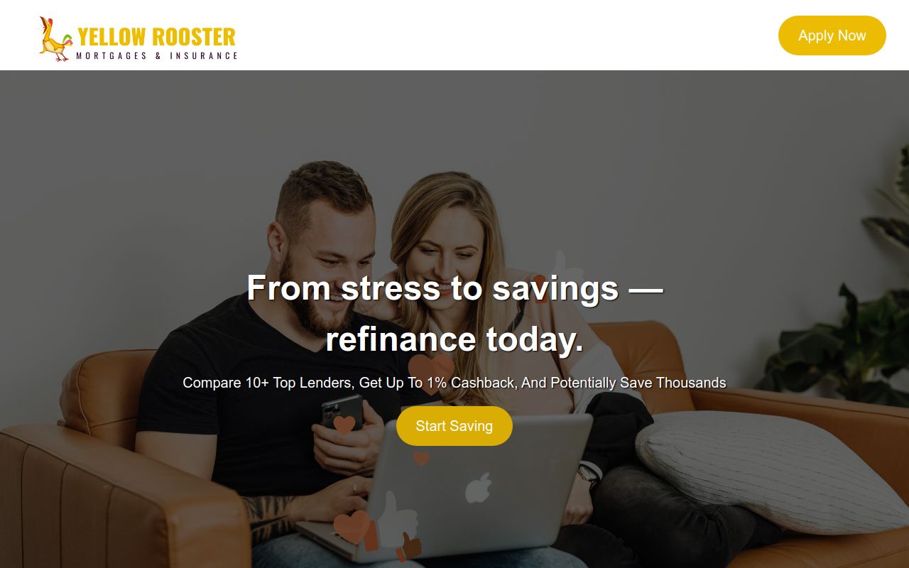Yellow Rooster Mortgages logo