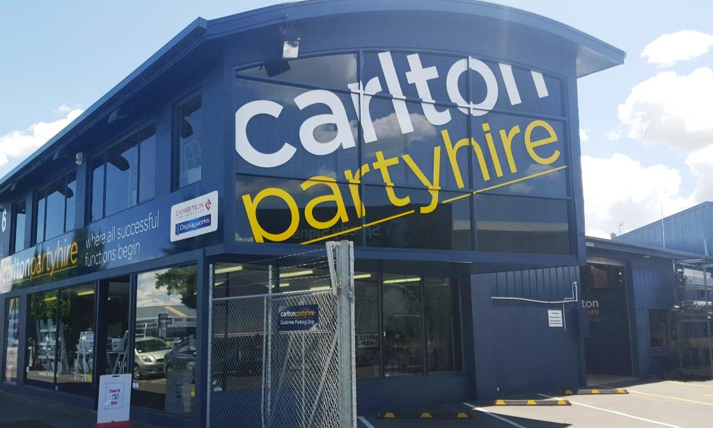 Carlton Party Hire, Hamilton logo