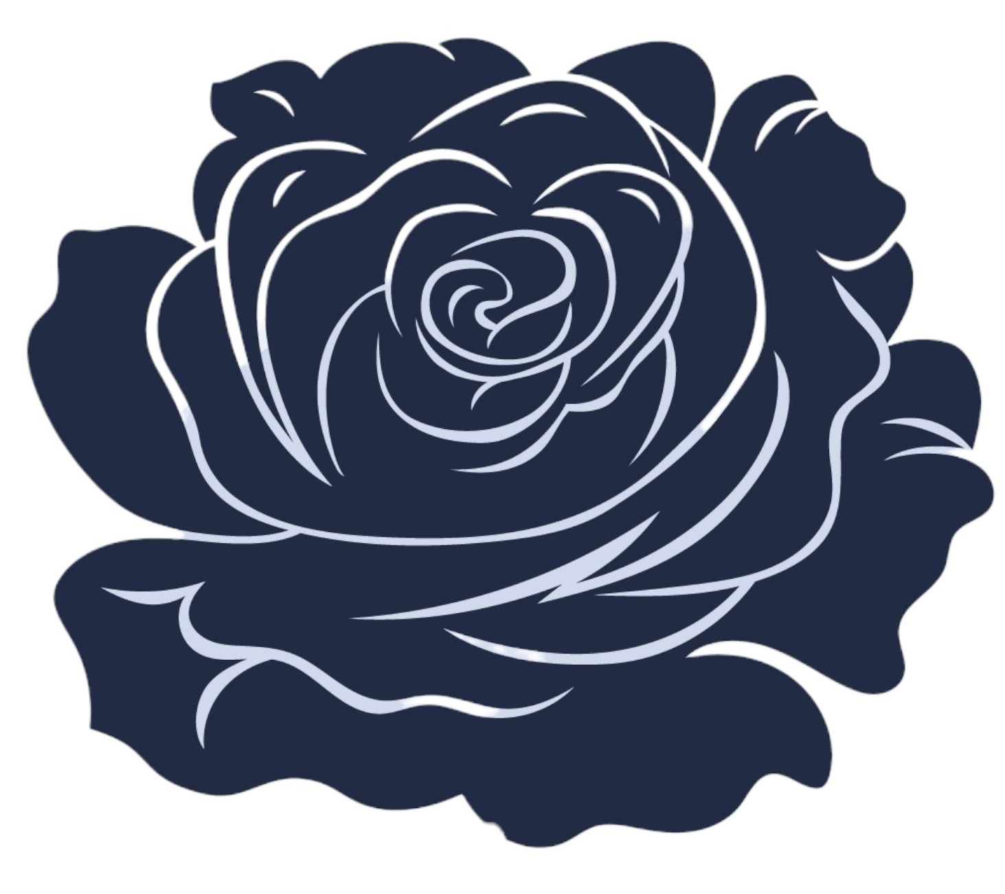 Blue Rose cafe and Catering logo