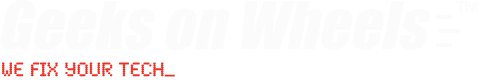 Geeks on Wheels logo