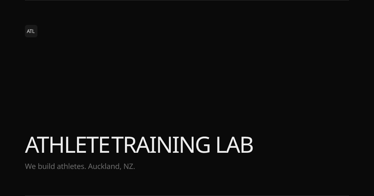 Athlete Training Lab Limited logo