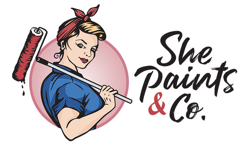She Paints & Co logo