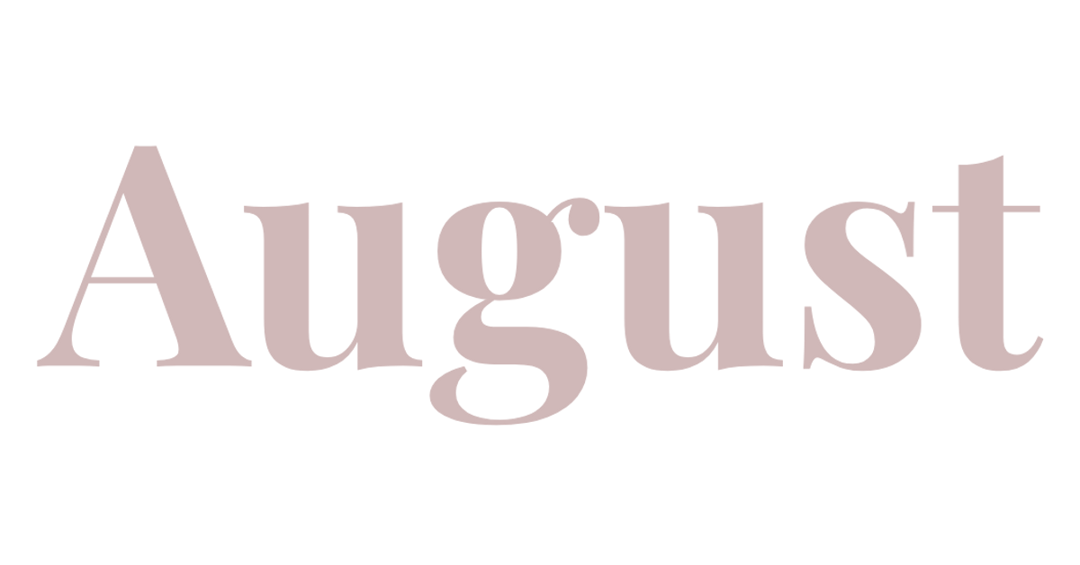August logo