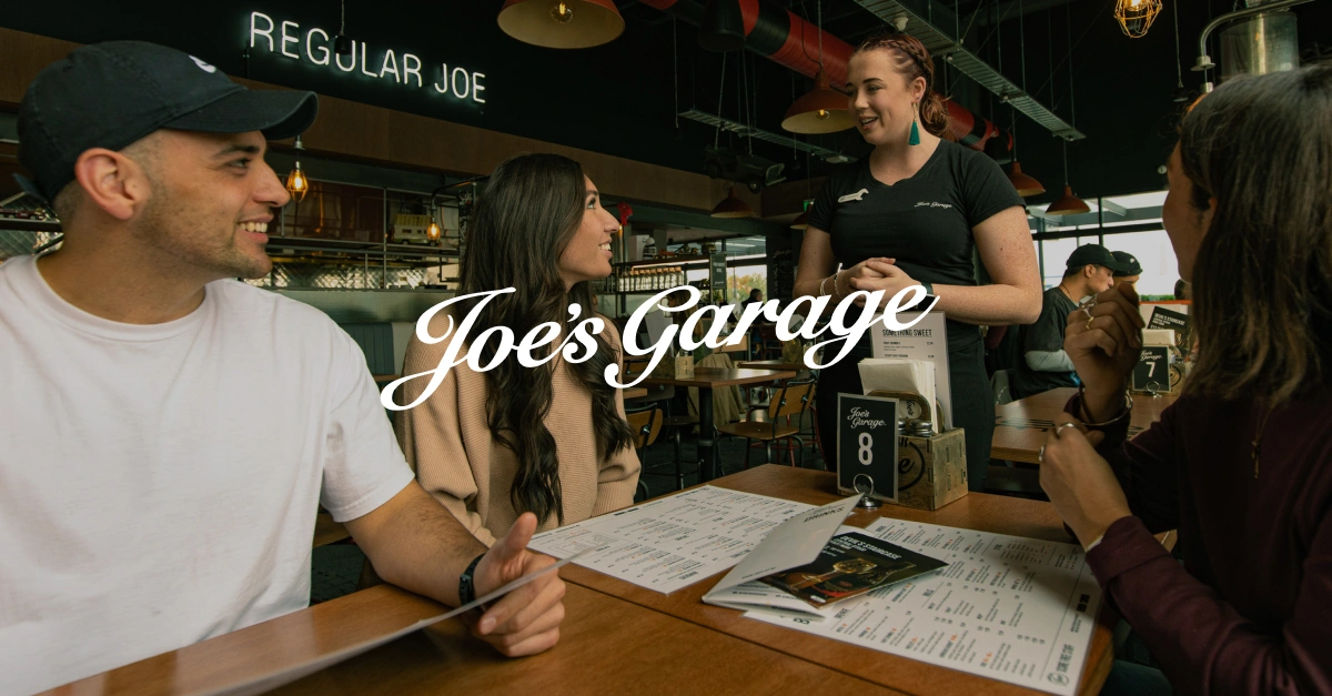 Joe's Garage Wellington logo