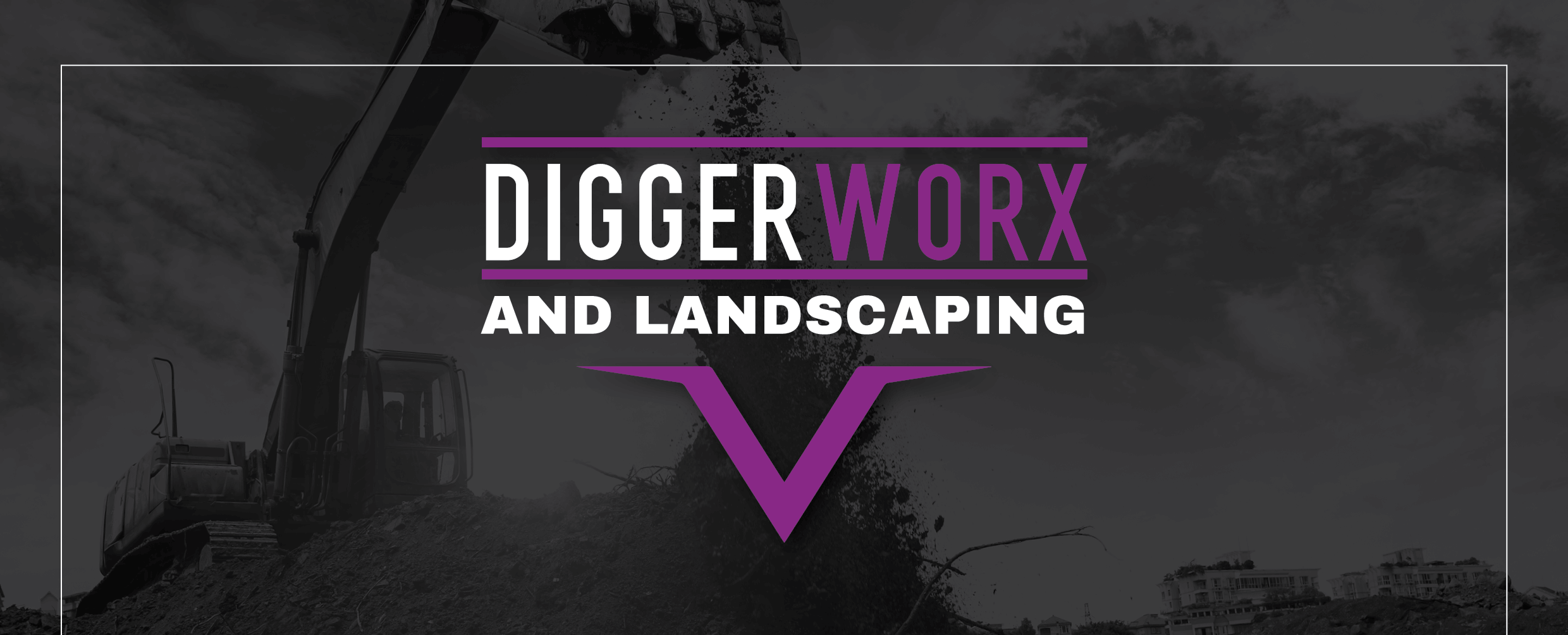Digger Worx and Landscaping logo