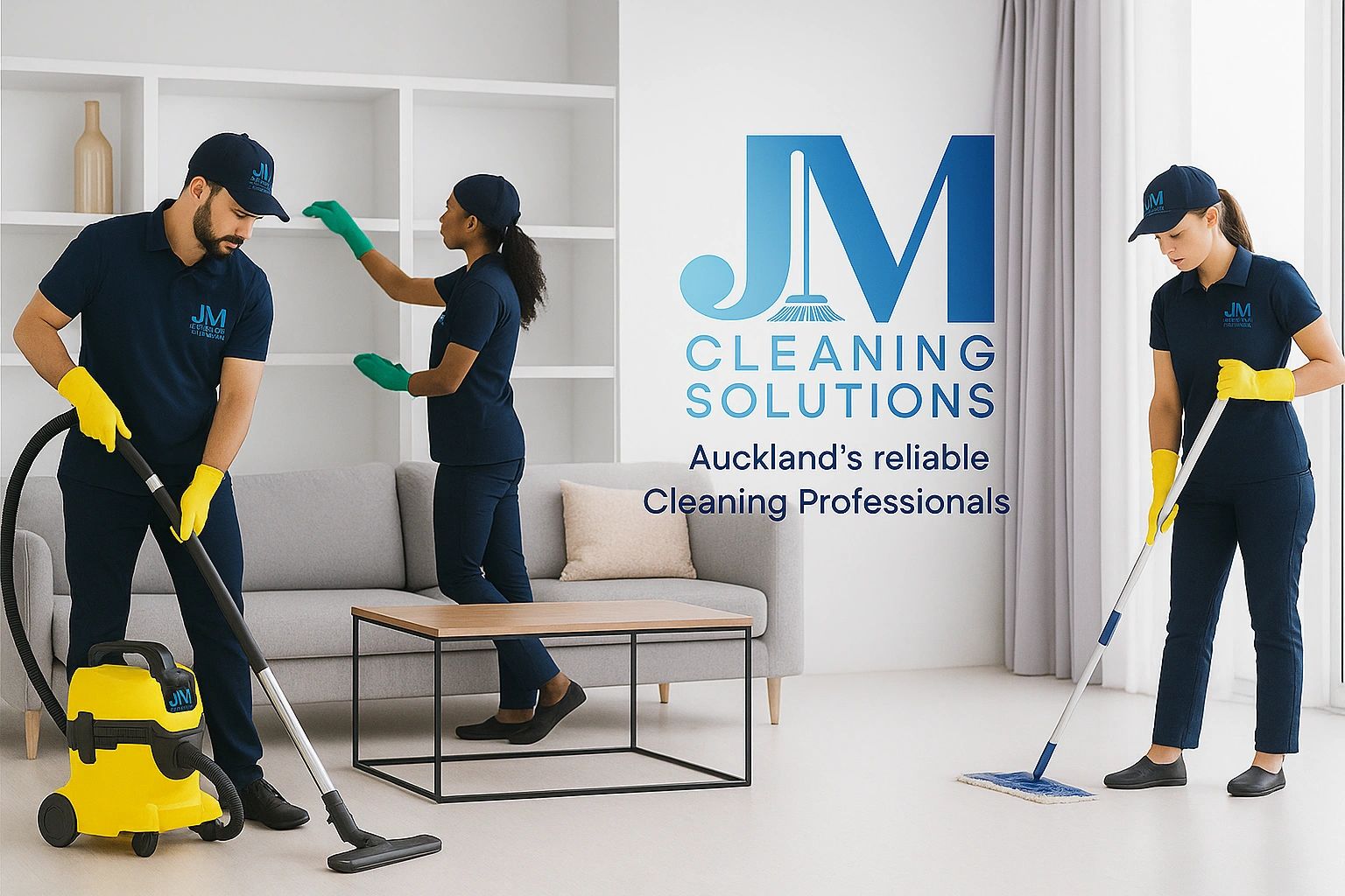 JM Cleaning Solutions logo