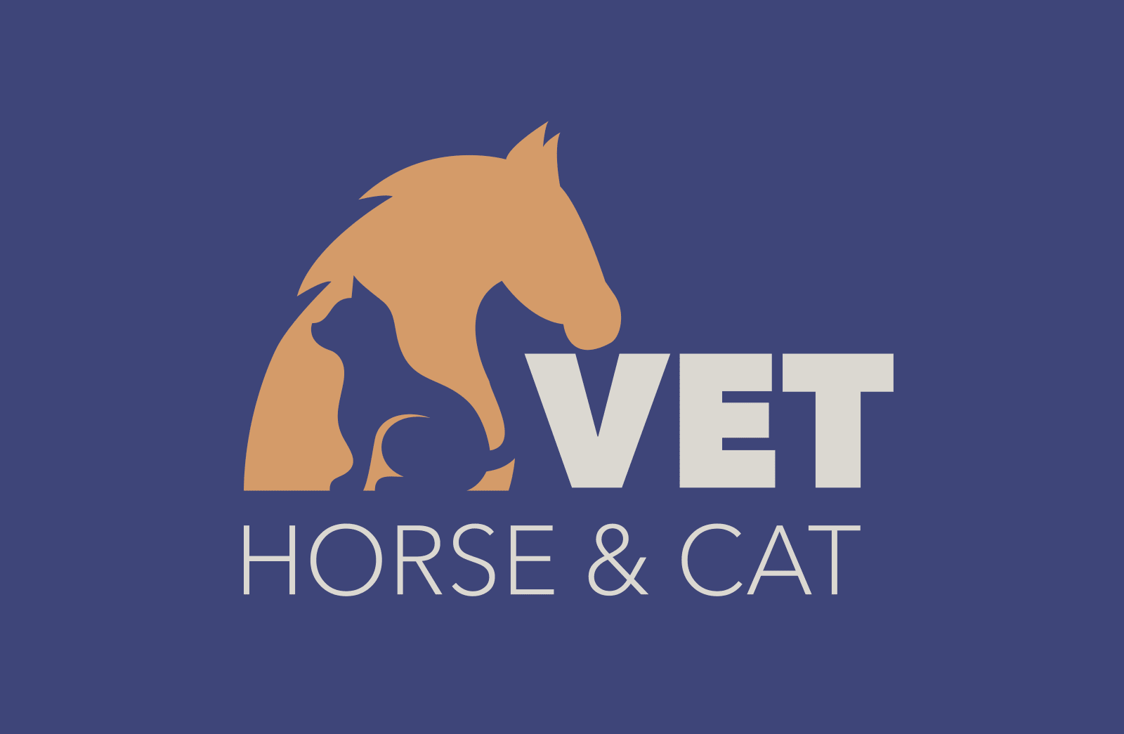 Horse and Cat Vet logo