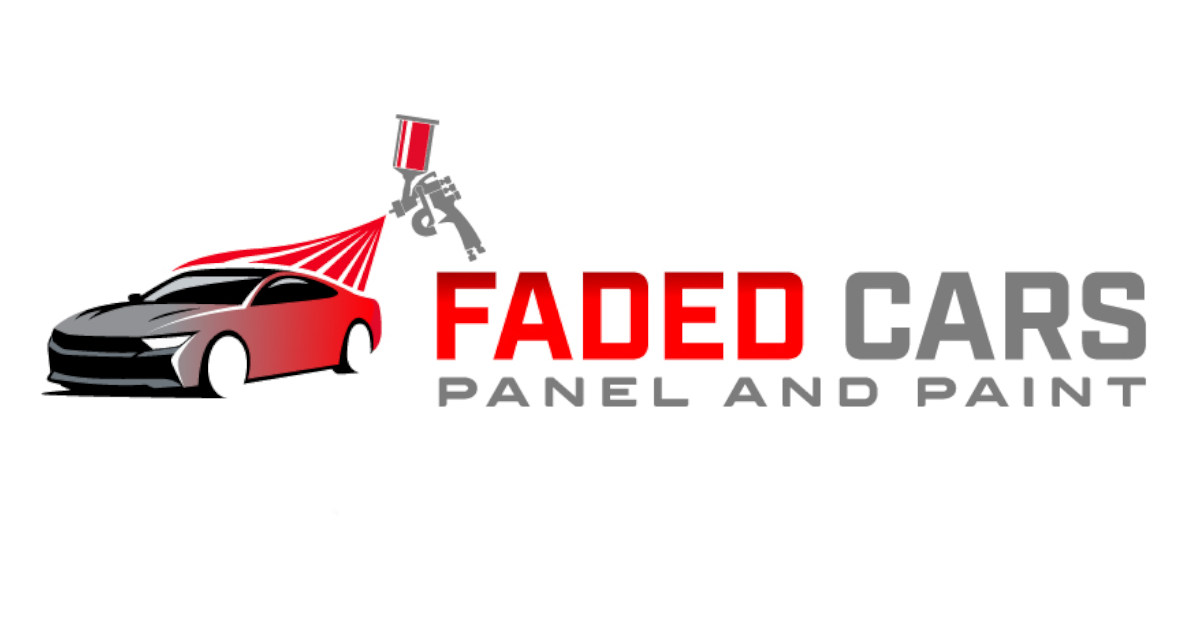 faded cars panel and paint logo
