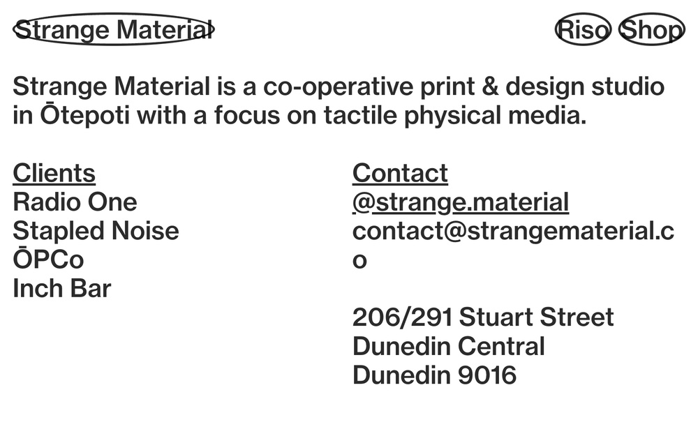 Strange Material logo