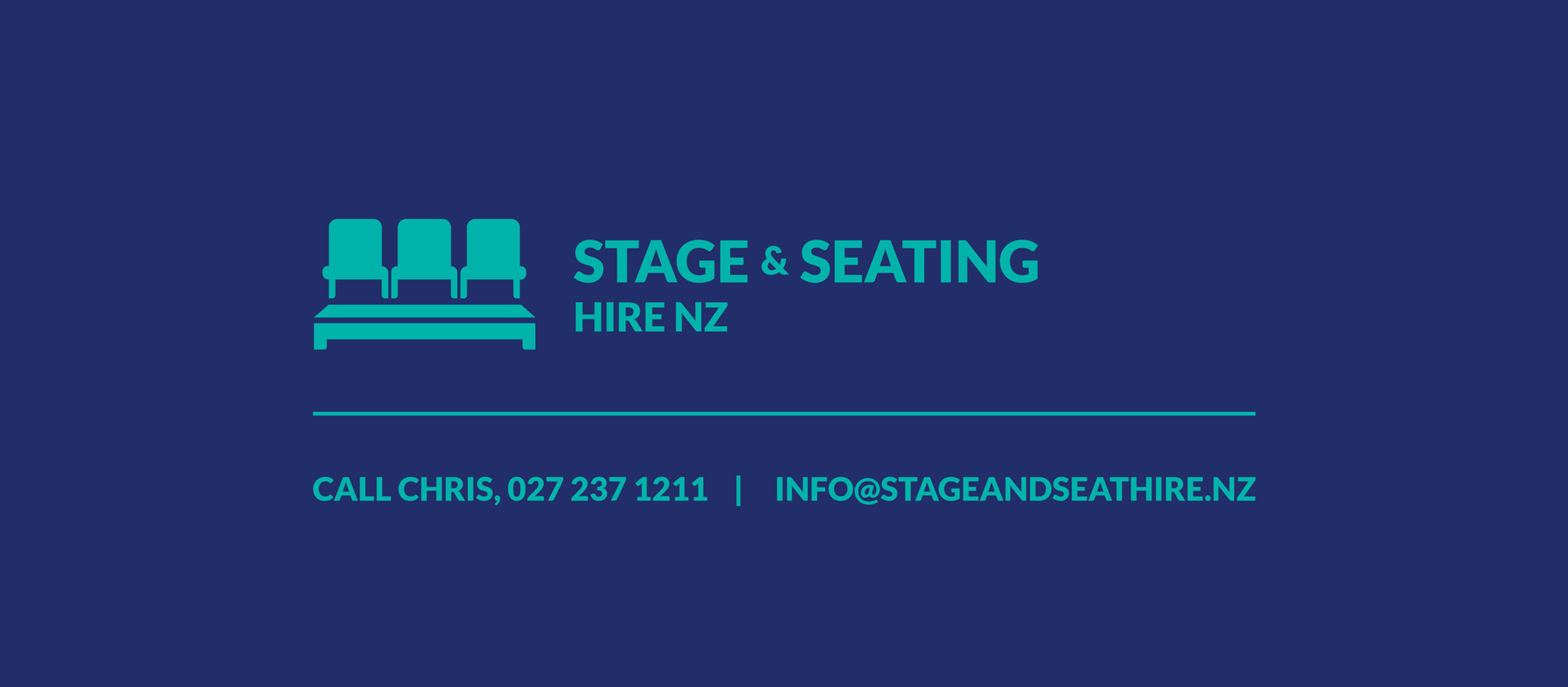 Stage and Seating Hire New Zealand logo